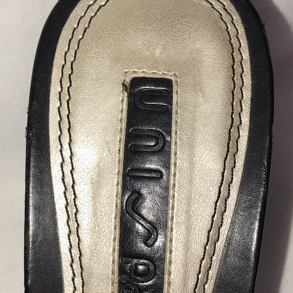 Unisa Black leather sandal with silver hardware 7 - Picture 7 of 7